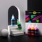 10 Bright Colors Acrylic Glow in The Dark Paint, Liquid Luminous Paint, Neon Paints Glow in Dark for Painting, Halloween Decoration, DIY Crafts, 20 ml Each
